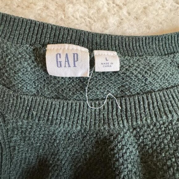 Large Green GAP Sweater - Picture 3 of 3